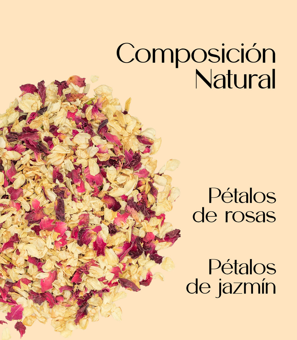 Burgundy Special – Confeti biodegradable de rosa y jazmín