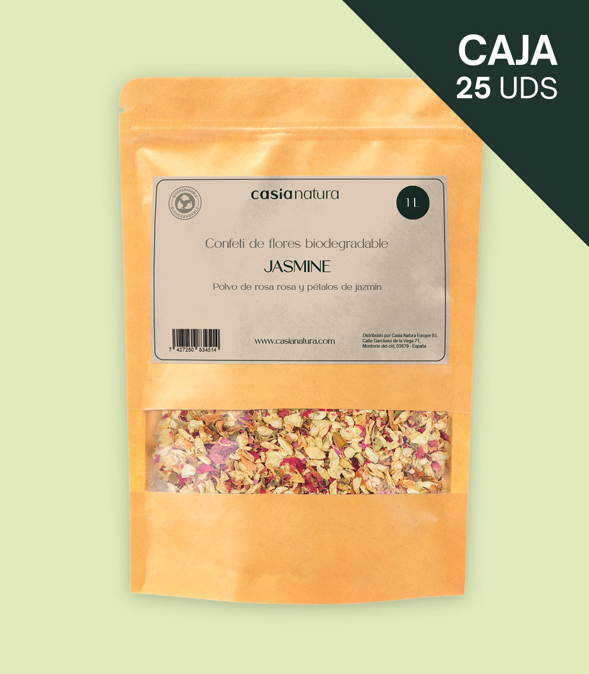 Jasmine – Biodegradable jasmine and rose confetti