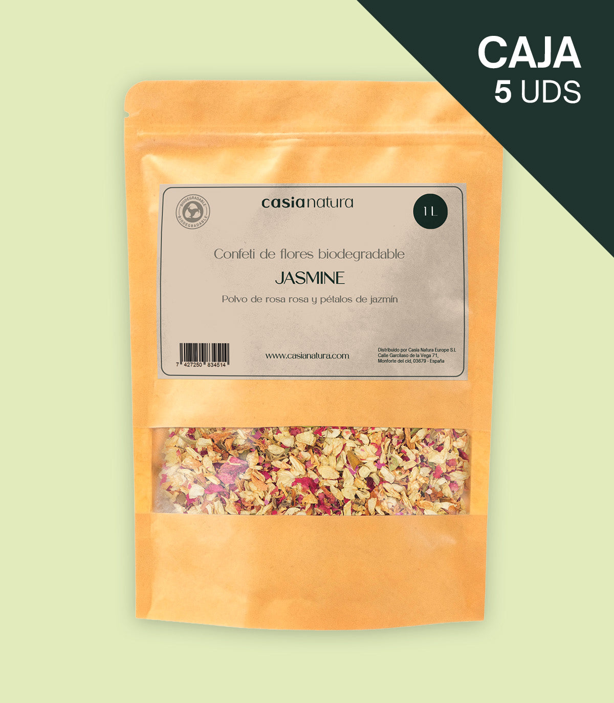 Jasmine – Biodegradable jasmine and rose confetti