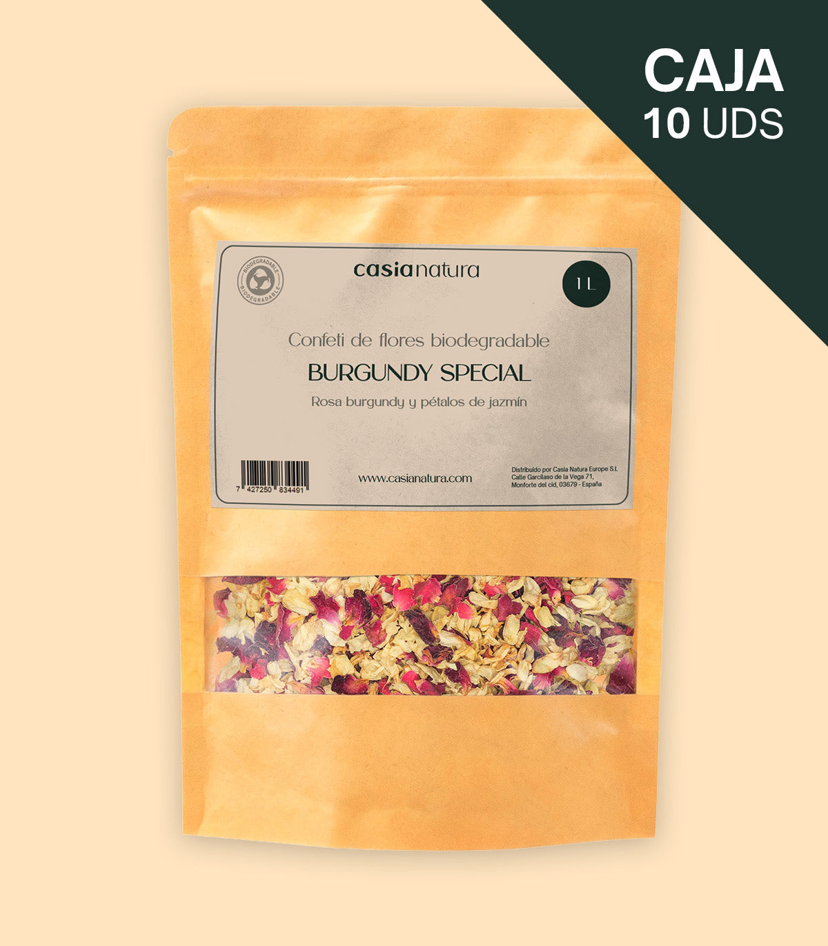 Burgundy Special – Rose and Jasmine Biodegradable Confetti