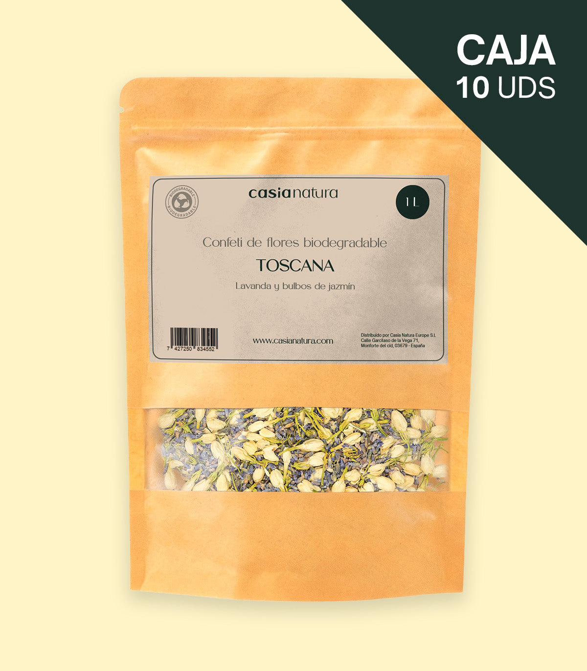 Tuscany – Biodegradable Jasmine and Lavender Confetti