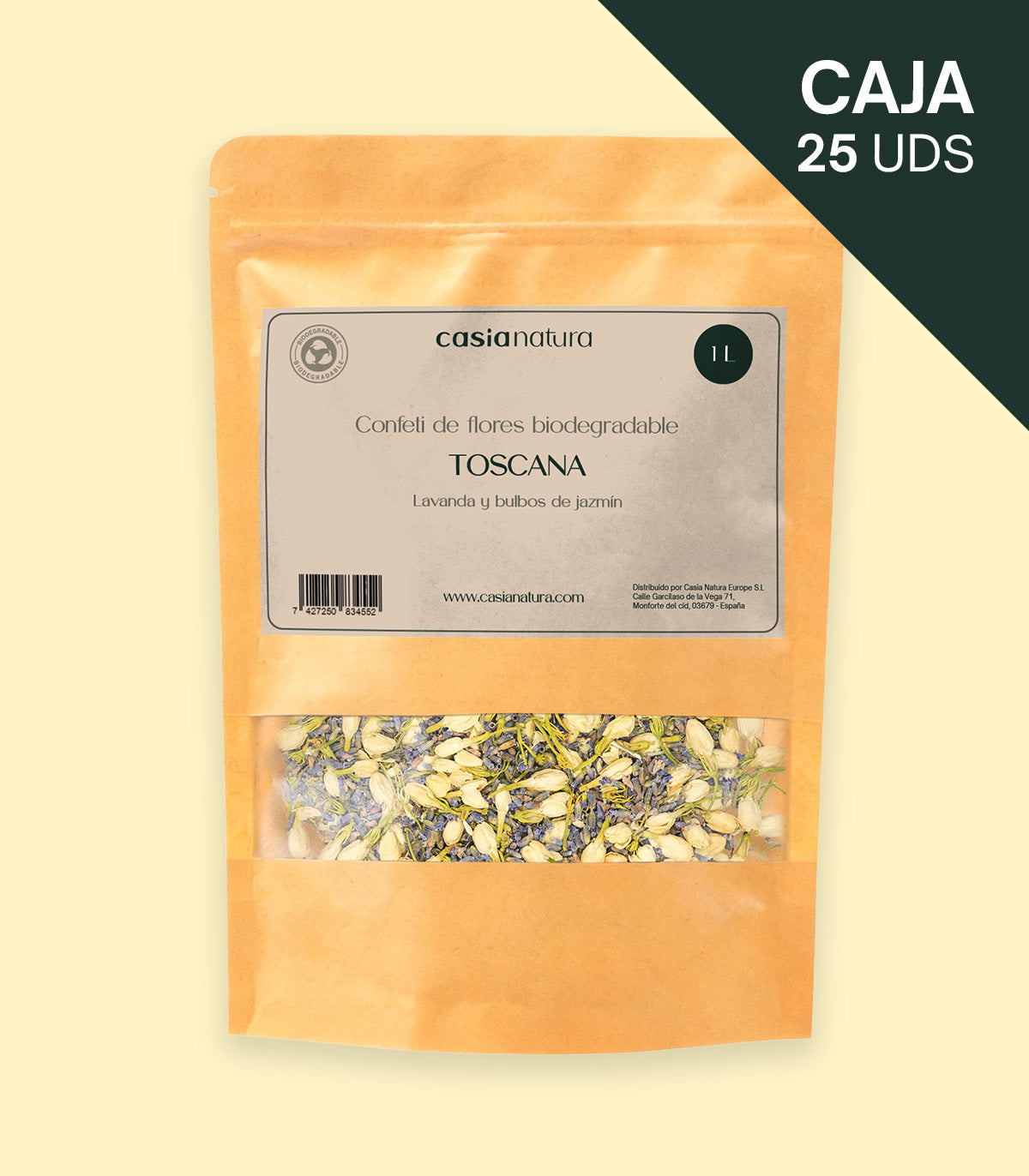 Tuscany – Biodegradable Jasmine and Lavender Confetti